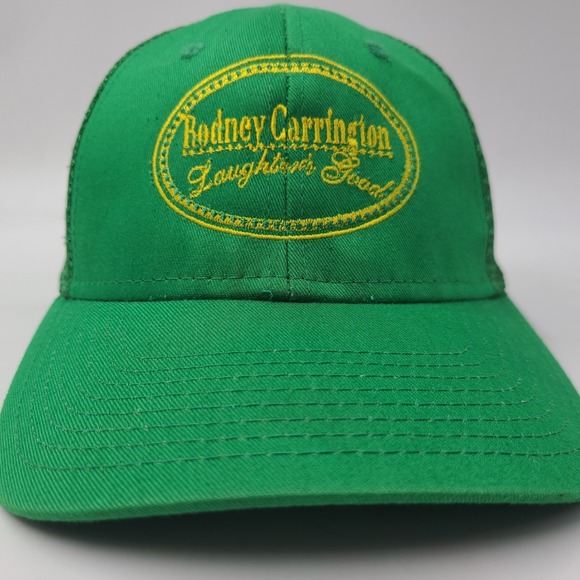 Rodney Carrington Hat Laughters Good Snapback Trucker Mesh Comedy Album Green - Picture 2 of 12